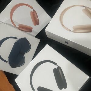 Wireless Over-Ear Headphones - Black, Blue, Pink, Tan